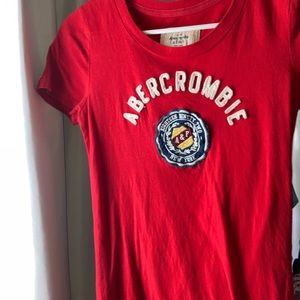 Abercrombie size s red T-shirt